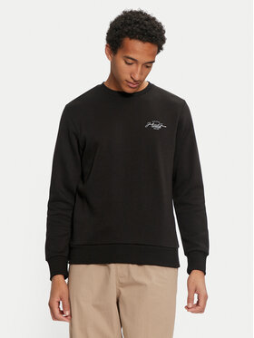 Jack&Jones Jack&Jones Majica dugih rukava Ferris 12256837 Crna Standard Fit