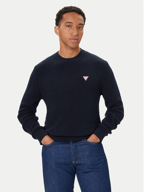 Guess Guess Sweter M4BR30 Z3HM1 Granatowy Regular Fit