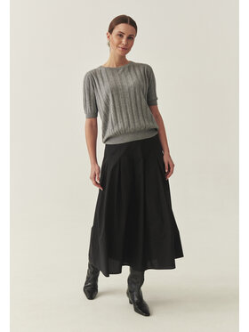 TATUUM Tatuum Midi sukně PLANOKA Černá Classic Fit