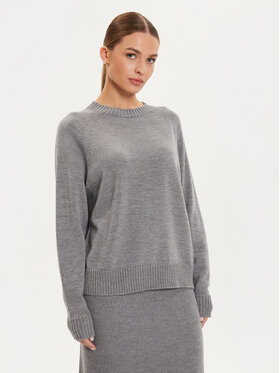 Max Mara Leisure Max Mara Leisure Džemper Salvia 2426366158 Siva Relaxed Fit
