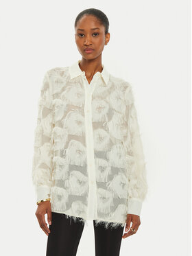 Marella Marella Košulja Douglas 2423116022 Écru Regular Fit