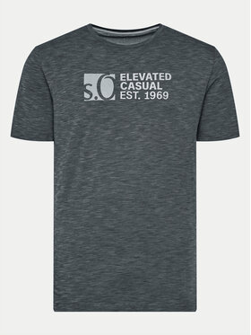 s.Oliver s.Oliver T-Shirt 2141235 Szary Regular Fit