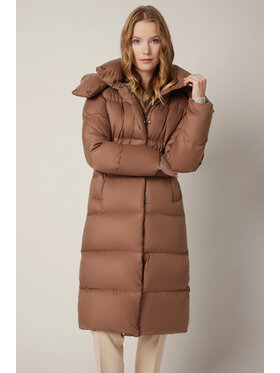 Lancerto Lancerto Kurtka puchowa Matilde KU135225000003 Brązowy Regular Fit