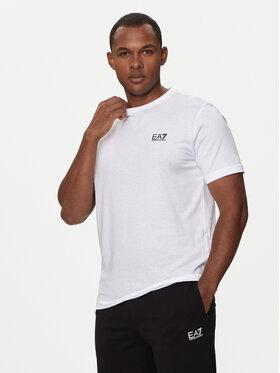 EA7 Emporio Armani EA7 Emporio Armani T-särk 8NPT25 PJVPZ 1100 Valge Regular Fit