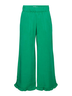 Vero Moda Girl Vero Moda Girl Pantaloni di tessuto 10283853 Verde Wide Leg