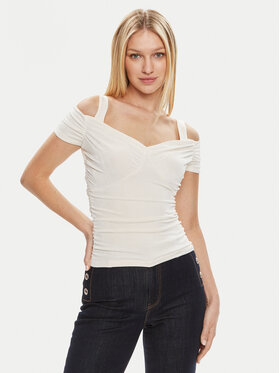 Guess Guess Halenka Emily W4GP17 KBEM0 Écru Slim Fit