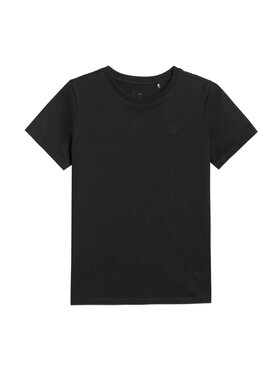 4F 4F T-Shirt BASIC+ Černá Regular Fit