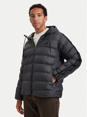 adidas adidas Μπουφάν χειμωνιάτικο Essentials Climawarm 3-Stripes KE0253 Σκούρο γκρι Regular Fit