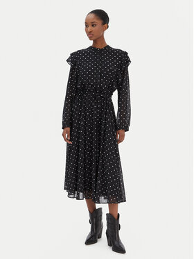 JOOP! JOOP! Sukienka codzienna Dot 30100092 Czarny Regular Fit