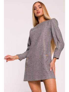 Made of Emotion Made of Emotion Sukienka wieczorowa M870 Czarny Modern Slim Fit