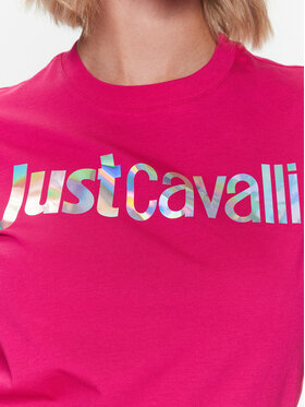 Just Cavalli Majica 74PBHG00 Roza Regular Fit