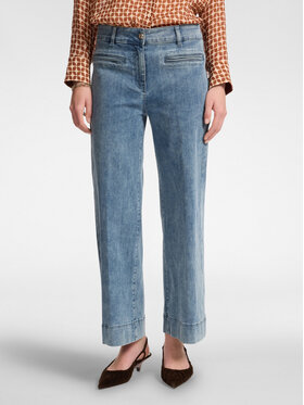 Elena Mirò Elena Mirò Jeansy P493P000319N0D4 Niebieski Flare Fit