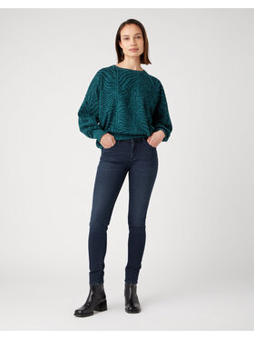 Wrangler Wrangler Jeansy SKINNY Szary Skinny Fit
