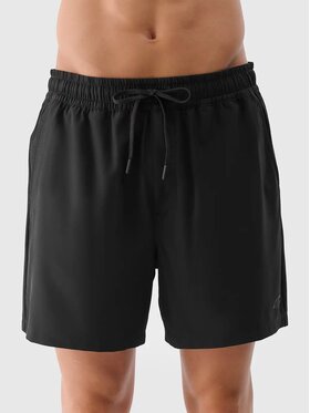 4F 4F Szorty plażowe 4FWSS25UBDSM134-20S Czarny Regular Fit