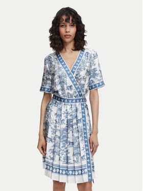 Fracomina Fracomina Coctailkleid FS26SD1010W435K5 Hellblau Regular Fit