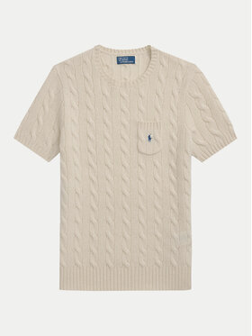 Polo Ralph Lauren Pulover 211910423010 Écru Regular Fit