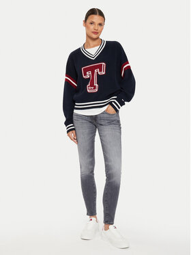 Tommy Jeans Traperice Sophie DW0DW19260 Siva Skinny Fit