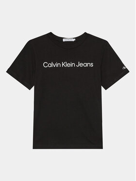 Calvin Klein Jeans Calvin Klein Jeans Tricou IU0IU00599 D Negru Regular Fit