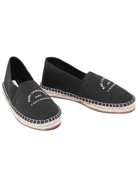 KARL LAGERFELD Espadrile KL70108 Črna