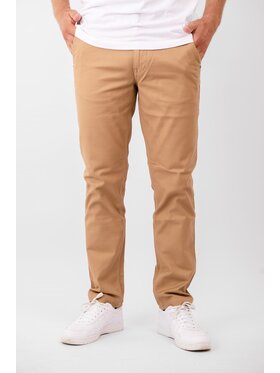 TeeShoppen TeeShoppen Chinosy 'Perform Collection' Beżowy Regular Fit