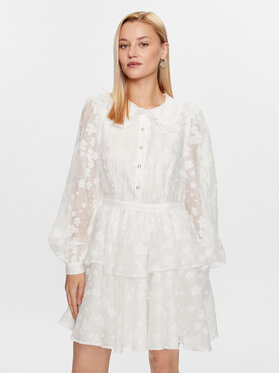 Custommade Custommade Kleid für den Alltag Juma 999357472 Weiß Regular Fit