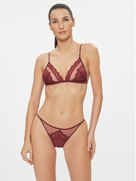 Calvin Klein Underwear Klasične Spodnje Hlačke 000QF7503E Bordo Rdeča