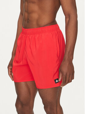adidas adidas Pantaloni scurți pentru înot Solid CLX JC9919 Roșu Regular Fit