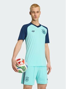 adidas adidas Koszulka techniczna 162091 Turkusowy Slim Fit