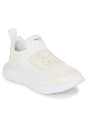 Calvin Klein Jeans Calvin Klein Jeans Sneakersy Eva Runner Sock Laceup YW0YW01135 Bílá