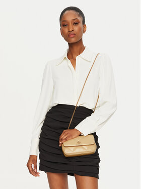 Tory Burch Tory Burch Τσάντα Kira Diamond Quilt Pave Mini Flap Bag 161913 Μπεζ