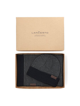 Lancerto Lancerto Zestaw Szalik i Czapka ZE073222000006 Szary