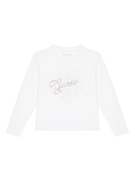 Guess Guess Blúzka J5BI35 J1314 Biela Relaxed Fit