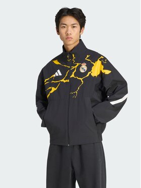 adidas adidas Kurtka wielofunkcyjna Real Madrid Avengers Z.N.E. Anthem Czarny Loose Fit