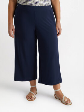 Fiorella Rubino Fiorella Rubino Pantaloni di tessuto P809L002093N034 Blu A-Line Fit