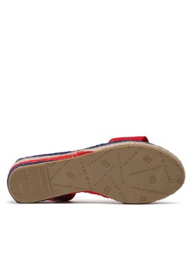 Tommy Hilfiger Espadrile Rope Wedge T3A7-32778-0048 M Crvena