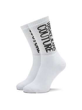 Versace Jeans Couture Versace Jeans Couture Calzini lunghi da uomo 74YA0J03 Bianco