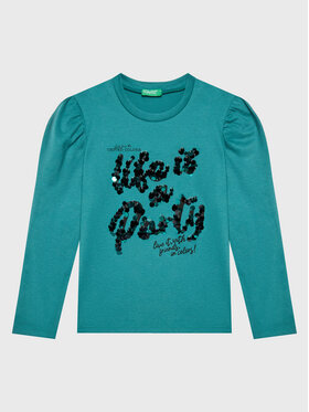 United Colors Of Benetton United Colors Of Benetton Блузка 3YN4C108T Зелений Regular Fit