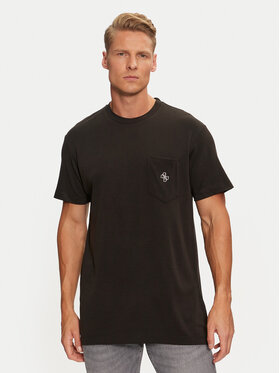 Guess Guess T-Shirt M4BP12 KBYD2 Μαύρο Regular Fit