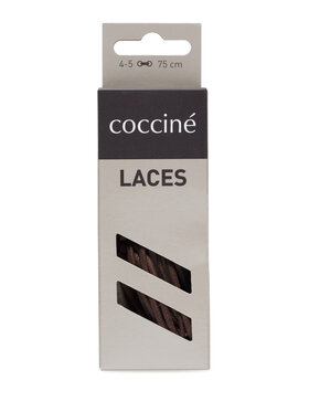 Coccine Coccine Sznurówki do obuwia SZNUROWADŁA 75 cm F2 WOSKOWANE v.AZ Brązowy