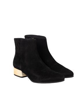 Geox Geox Polokozačky D94ECB00021 Černá