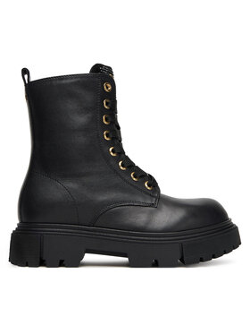 Elisabetta Franchi Elisabetta Franchi Schnürstiefeletten Lace-Up Bootie F4A5-E0411-1251 S Schwarz