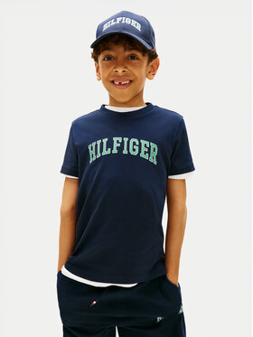 Tommy Hilfiger Tommy Hilfiger T-Shirt KB0KB10420 Tmavomodrá Regular Fit