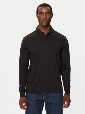 Tommy Hilfiger Tommy Hilfiger Polokošeľa MW0MW37317 Čierna Regular Fit