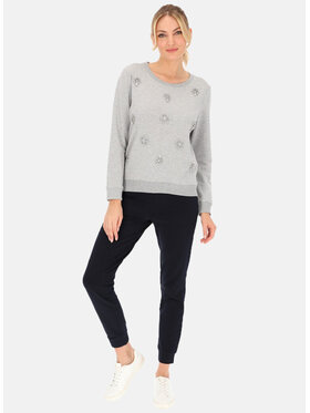 L’AF L’AF Bluza Marco Szary Regular Fit