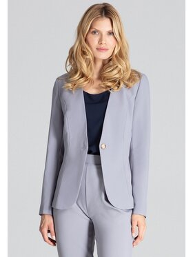 FIGL FIGL Marynarka M678 Szary Regular Fit
