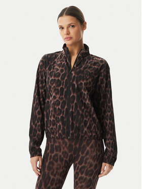 adidas adidas Bluza Workout Essentials Leopard Woven KD7612 Brązowy Regular Fit