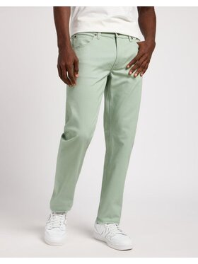 Lee Lee Jeansy DAREN ZIP FLY Zielony Straight Fit