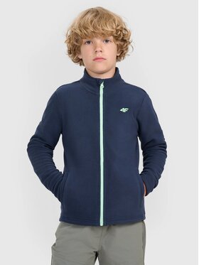 4F 4F Felpa di pile FJWAW25TFLEM413-31S Blu Regular Fit