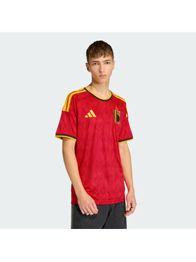 adidas adidas Koszulka techniczna Belgium 26 Home Jersey Czerwony Slim Fit