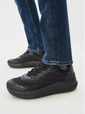 Calvin Klein Calvin Klein Snīkeri Chunky Runner Laceup HM0HM02224 Melns